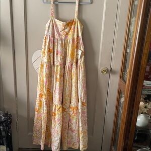 Free People Floral Light Combo Dress